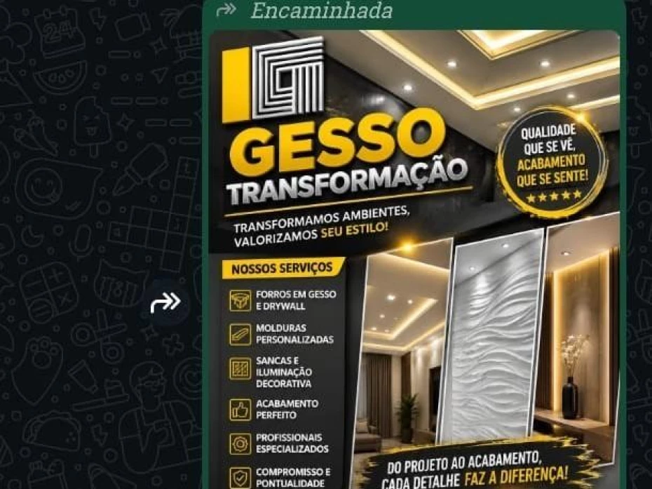Foto 22:  — Gesso Transformação 